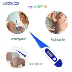 Bequeme flexible Fieber-Scan-Thermometer-Streifen Sofortiges gelesenes Digital-Thermometer