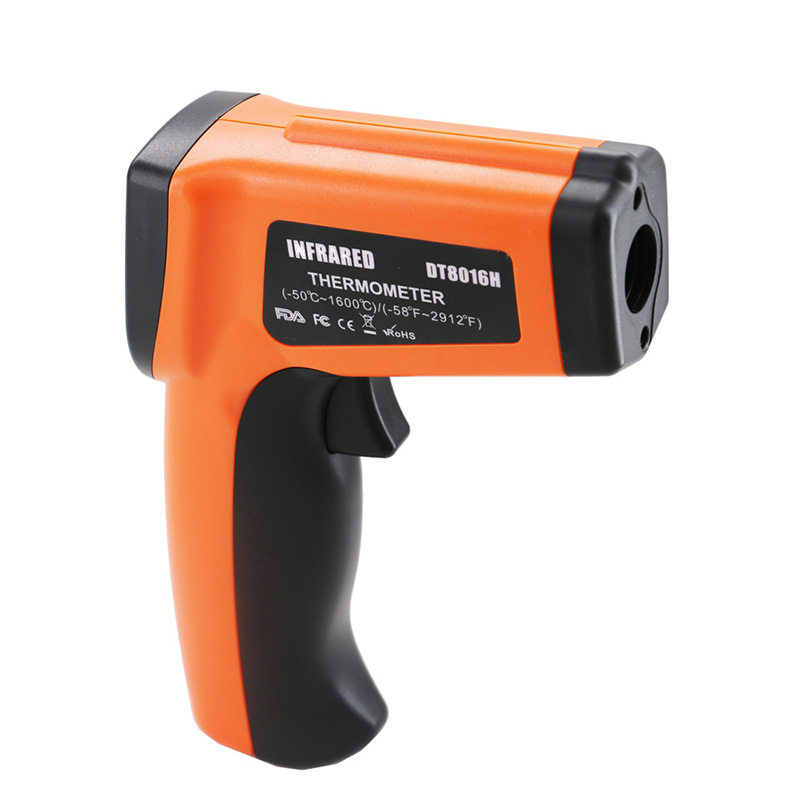 Temperatur-Gewehr-Infrarot-Thermometer-Digital-Werkzeug-Hand mit Laser-Anblick-genauem Anzeigebatterie