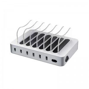 KPS-8403LC Ladestation mit sechs USB-Anschlüssen (US- / EU- / UK- / AU-Wechselstromkabel)