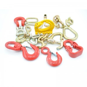 Angehängter Ankerhaken lackiert