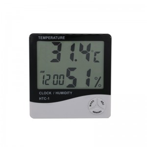Digital Wireless Indoor Auttomatic Hygrometer im Freien Thermometer Wireless Temperatur und Luftfeuchtigkeit Monitor mit Bein Stand