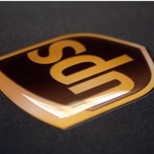 Benutzerdefinierte gedruckte 3M starke selbstklebende 3D-Epoxy-Polyurethan-PU-Harz gewölbte Etiketten