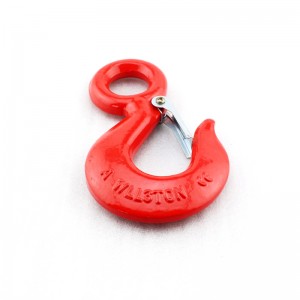 320A Augen Hoist Haken mit Latch gemalt