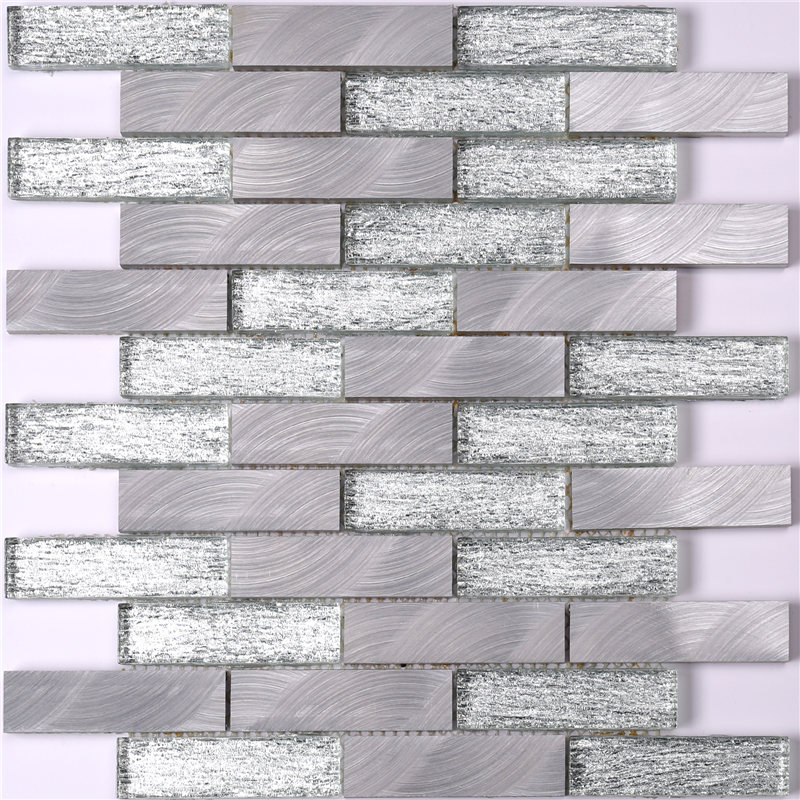 Glas Metallstreifen Haus / Haus / Home Depot Fliese HLC130