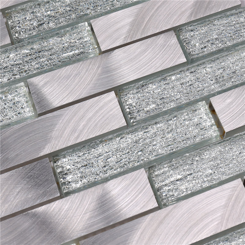 Glas Metallstreifen Haus / Haus / Home Depot Fliese HLC130