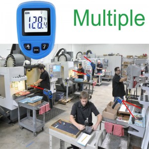 Hohe korrekte Kalibrierung Kontakt Digital Laser Infrarot Thermometer Pistole Handheld Garantie Zeit 1 Jahr