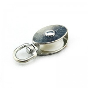 Swivel Eye Nylon Pulley Zinklegierung Druckguss