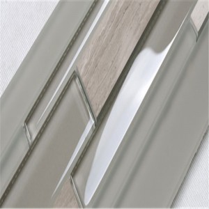 HSD132 Moderne dekorative Streifen Küche Glas Keramik Backsplash Wandfliese