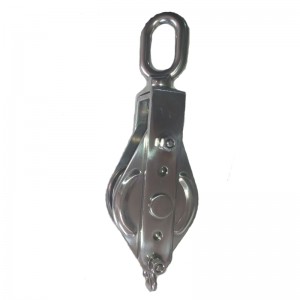 Edelstahl Close Block Single mit Auge