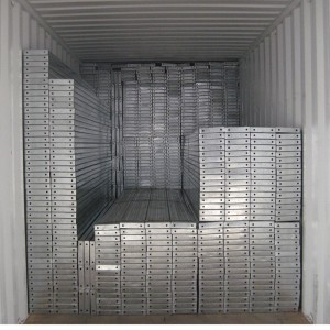 210 Breite galvanisierte Scaffold-Metallplanke mit 10 Millimeter-Loch