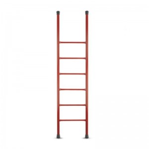 Gerüst-Stahlrohrleiter gemalt