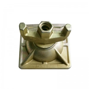 Schalung Flügelmutter geschmiedete gelbe Kohlenstoffstahlplatte