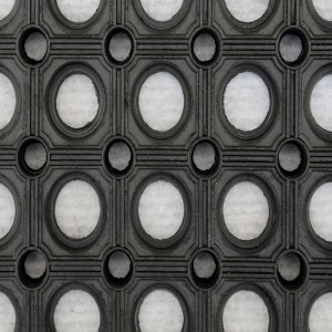 Rutschfeste Gummimatte mit Ablaufloch für Spielplatz