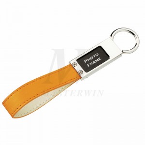 PU / Metall Schlüsselhalter mit Fotorahmen_65600