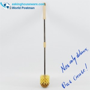 Akbrand Toilet Bowl Brush Elastisches Edelstahlrohr