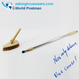 Akbrand Langer Griff Elastische Bodenbürste Dreieckform Kopf