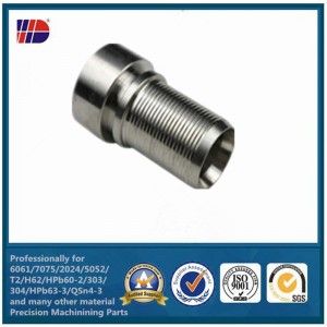 China ISO-Zertifikat Custom CNC Bearbeitung eloxiertem Edelstahl Teil