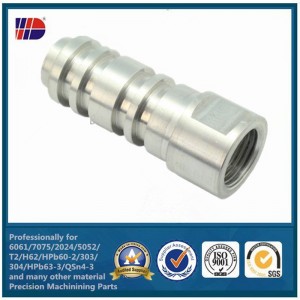 China cnc-Jobshop Fabrik CNC-Präzisionsbearbeitung Edelstahlteil