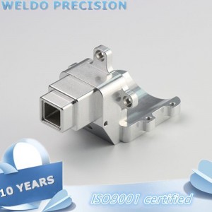 kundenspezifische präzisions-cnc-bearbeitung von aluminiumteilen mit sandstrahl und eloxiert