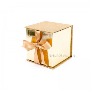 high - end - blingbling gold verpackungen aus papier geschenk - box für glas - cup