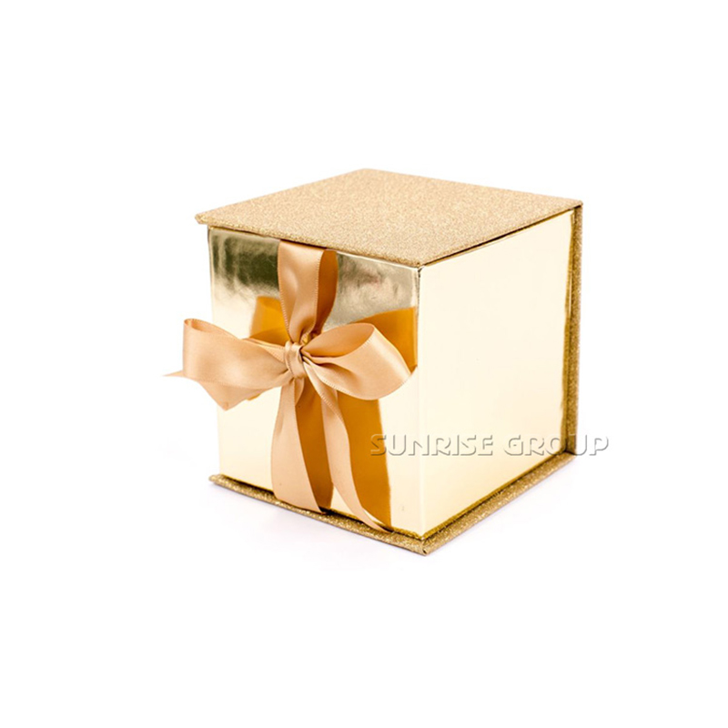 high - end - blingbling gold verpackungen aus papier geschenk - box für glas - cup