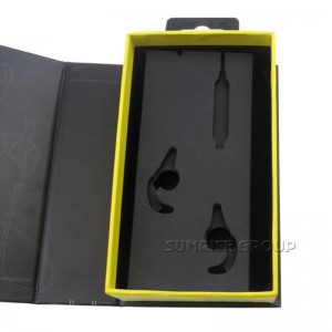 custom - papier handgefertigte kopfhörer verpackung magnetverschluss headset - box