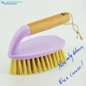 akbrand bambus mit schrubben reinigungsbürsten schuhe putzen kleiderbürste