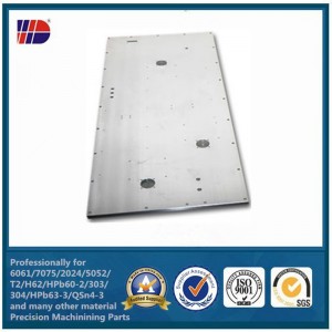 kundenspezifische cnc-bearbeitung von aluminiumblech cnc-frästeile mit sandstrahl eloxiert
