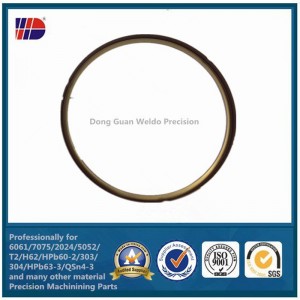 CNC-Bearbeitung Drehen Fräsen von runden Metallteilen