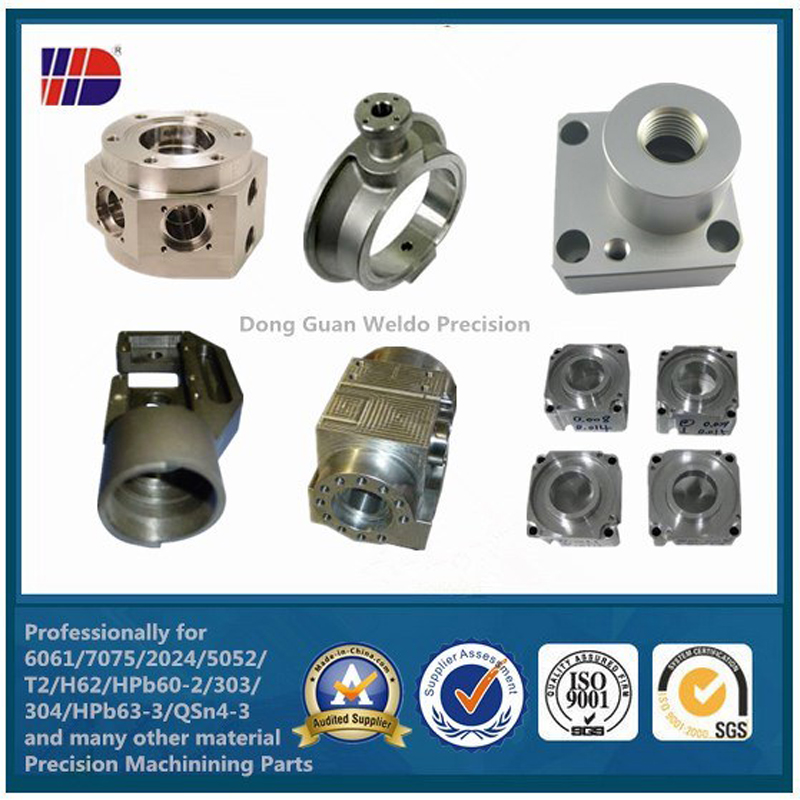 Edelstahl-Aluminium-Ersatzteile Hochpräzise CNC-Frästeile