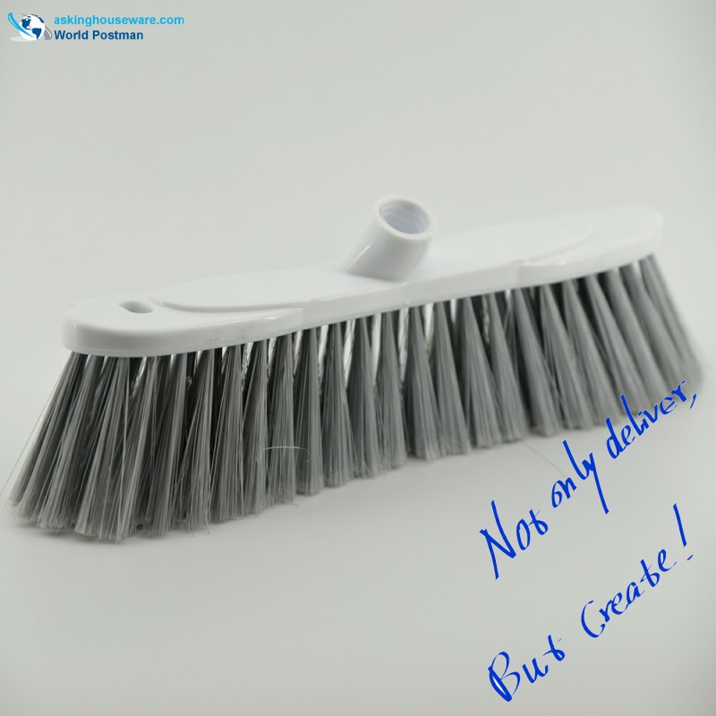 Akbrand Kunststoff-Push-Bürste Push-Besen-Kopf mit schrägem Gewinde Shuttle Shape Brush Board