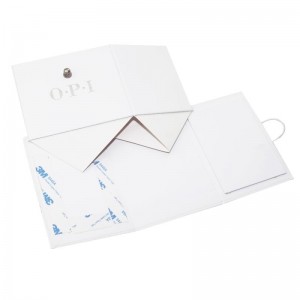 Kundenspezifischer Druck Silberfolie Logo Glänzende Laminierung Faltbarer Verpackungspapierkasten