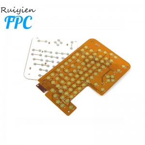OEM Gold Finger Flexible FPC Herstellung Kleine FPC Universal Fernbedienung Fingerprint sensor Flexible Leiterplatte