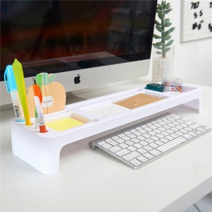 Desktop Organizer Office-Aufbewahrungsregal Verstellbares Kunststoff-Displayregal