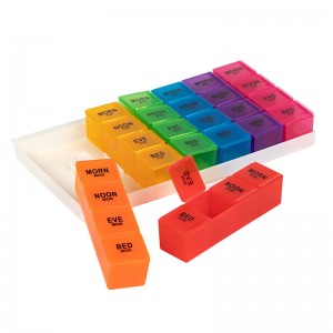 7 Days Easy Take Wöchentlich Kunststoff-Pillenbox für unterwegs