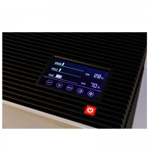 Großer Luftreiniger für zu Hause, Salon und Schlafzimmer, großer Luftfilter für neues Haus und Büro, reinigt die Luft von Rauch, Smong, Allergenen, Formaldehyd, Staub, Schimmel, Haustierhaare, entfernt PM2.5