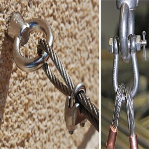 Metrisches Gewinde verzinkter DIN580-Ringbolzen