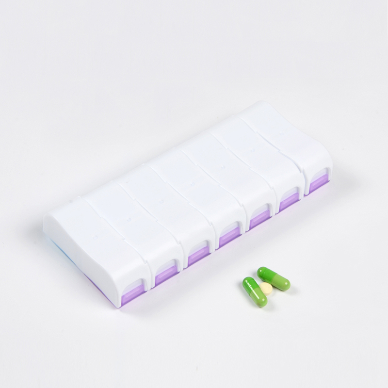 Abnehmbare 14-fach Pillenbox aus Pillen für wöchentlich