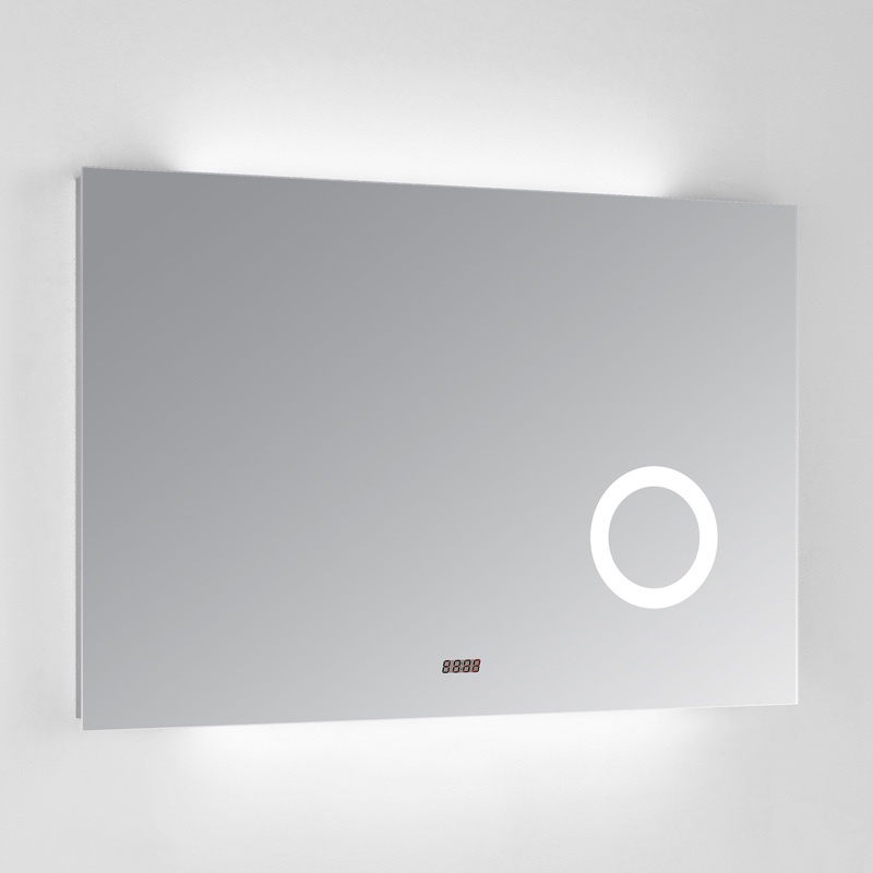 EU und USA Luxus LED beleuchteter, hinterleuchteter Badspiegel mit Vergrößerungs-ENE-AL-111