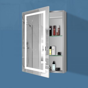 EU und USA Luxus LED beleuchtet Badezimmerspiegel Medizinschrank-ENE-AC-101