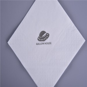 Cocktailpapierservietten mit personalisiertem Design für Restaurants
