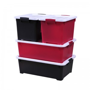 35L Home \u0026 Office Stackable Organizer Große Kunststoff-Aufbewahrungsbox