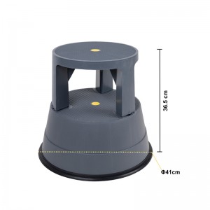 Runder herausnehmbarer Tritthocker aus Kunststoff für Zuhause, Küche und Bad