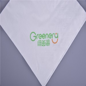 individuell bedruckt 1/4 Off Fold Dinner Papierservietten