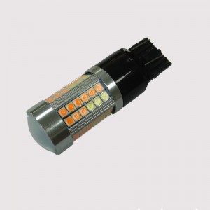 Eingebauter super canbus fehlerfrei echt 21/5 w 3030smd zweifarbige switchback bay15d 1157 7443 3157 led drl und blinklicht