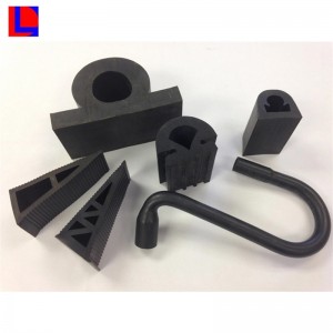 Hitzebeständiger, wasserdichter U T H F-Form-Hartgummidichtungsstreifen