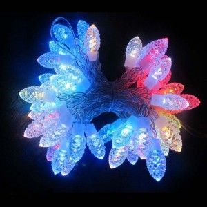 RGB LED Lichterkette Diamant / Schneeflocke Dekorative LED-Weihnachtsbeleuchtung