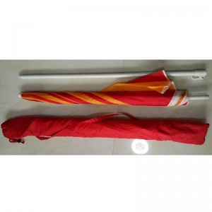 Leichter elastischer Outdoor-Outdoor-Sonnenschirm aus Polyestergewebe