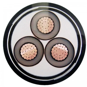 Mittelspannungs-Multi-Core-Panzerkabel mit STA / SWA-Panzer