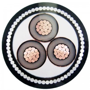 Mittelspannungs-Multi-Core-Panzerkabel mit STA / SWA-Panzer